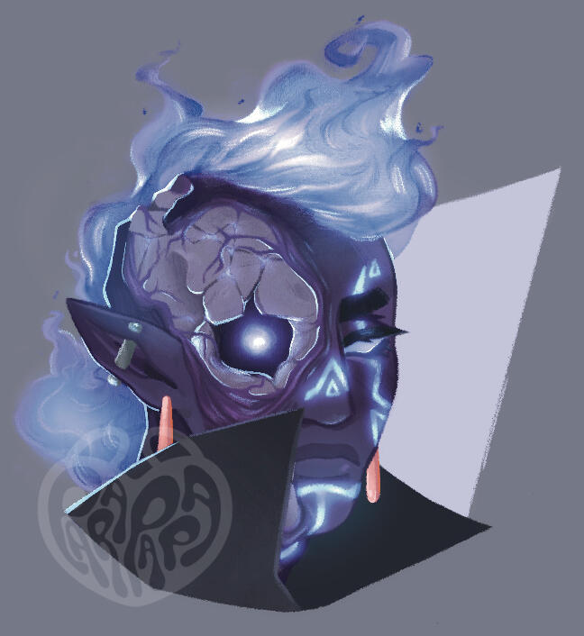 Salem Painted Bust
